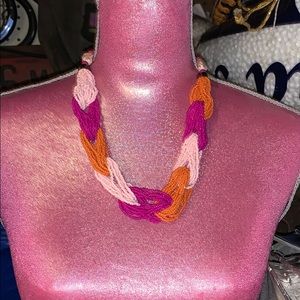 Heavy beaded looped fashion necklace!